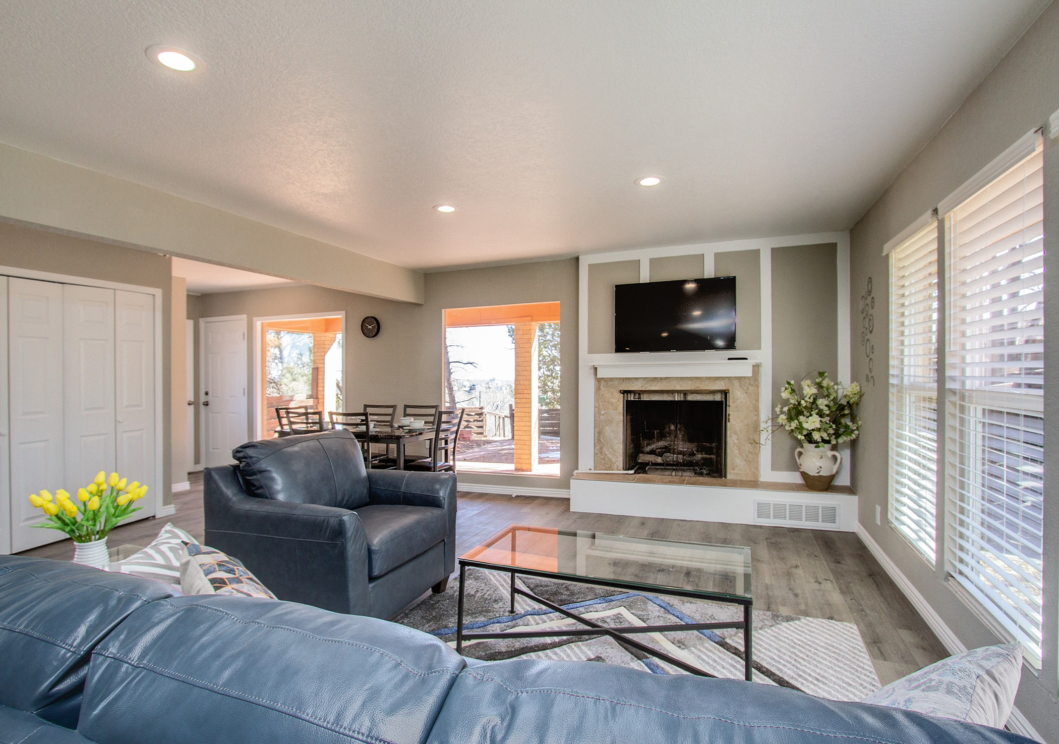 Modern living room renovation